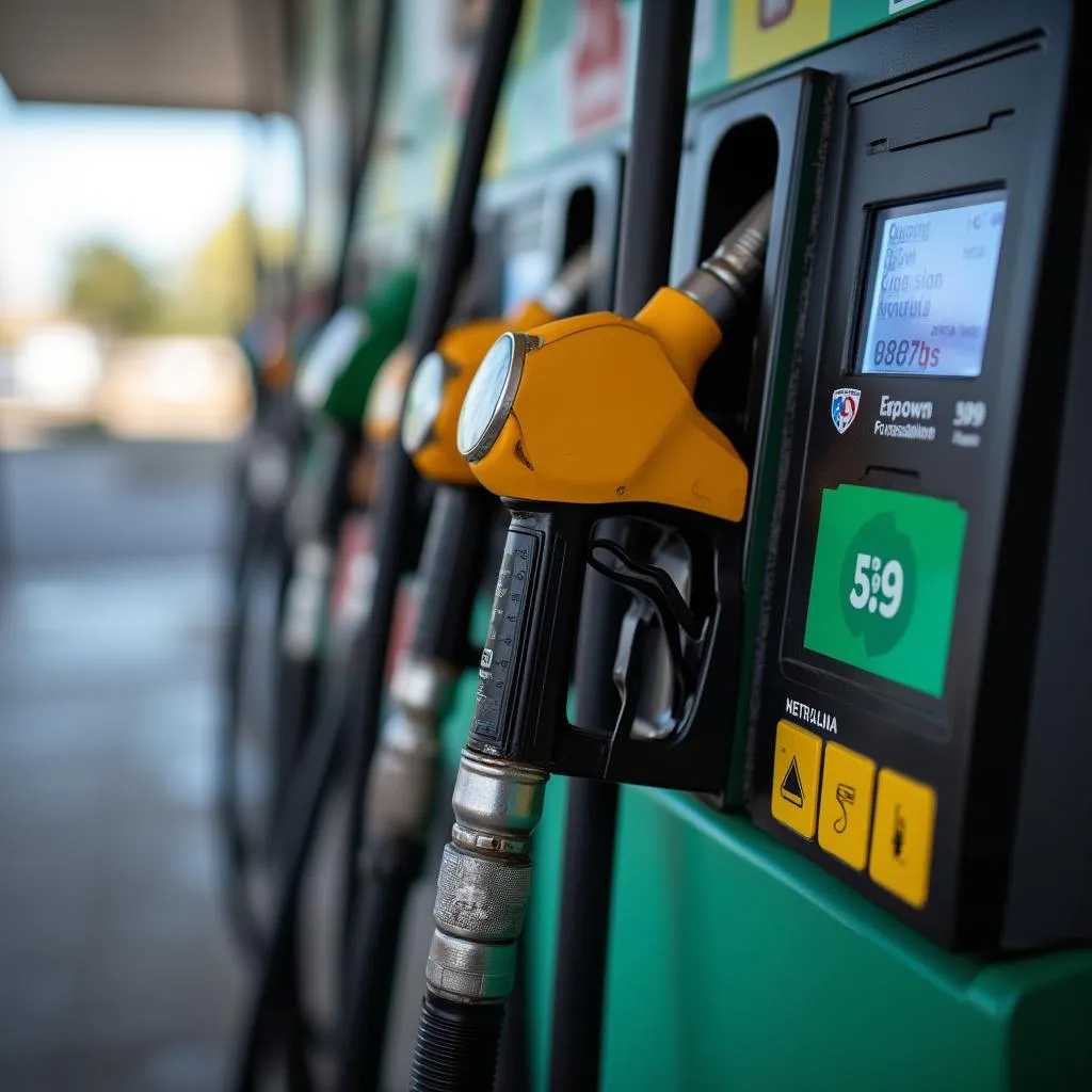 Surtidor de combustible premium